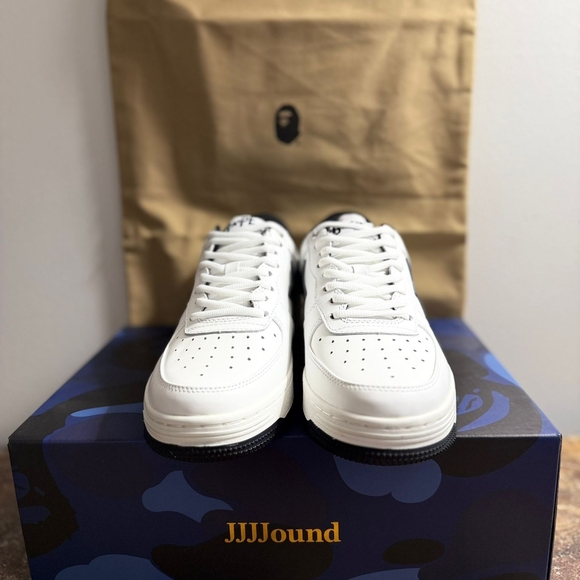JJJJound x Bapesta Navy size 8.5 and size 12 - Picture 2 of 6